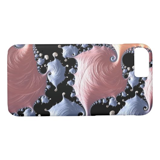 vloeibaar fractaal porcelein Case-Mate iPhone case (Achterkant (Horizontaal))