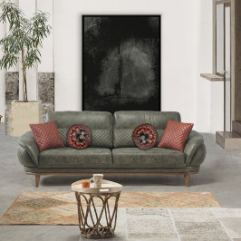 Vloeibaar fractair 2 rond kussen