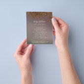 vloeibaar glitterfilter flyer (Hand)