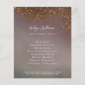 vloeibaar glitterfilter flyer (Voorkant)