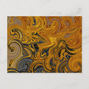 Vloeibaar goud briefkaart
