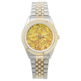 vloeibaar goud horloge