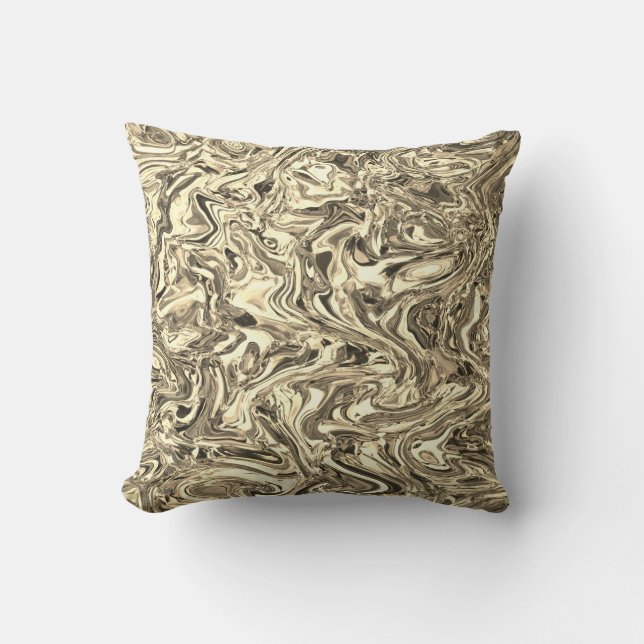 vloeibaar goud kussen (Voorkant)