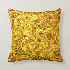 vloeibaar goud kussen