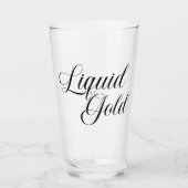 Vloeibaar Goud Oktoberfeest Bier Glas (Voorkant)
