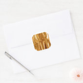 Vloeibaar goud ronde sticker (Envelop)