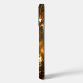 Vloeibaar goud: stedelijke regen in schemering Case-Mate iPhone case (Achterkant / Links)