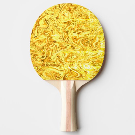 vloeibaar goud tafeltennisbatje (Voorkant)