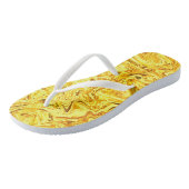 vloeibaar goud teenslippers (Schuin)