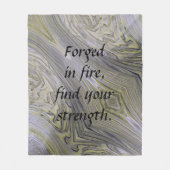 Vloeibaar gouden fleece deken (Voorkant)