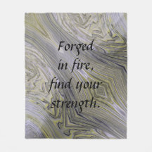 Vloeibaar gouden fleece deken