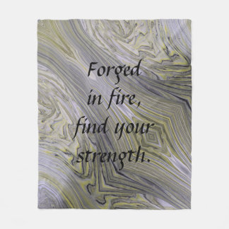 Vloeibaar gouden fleece deken