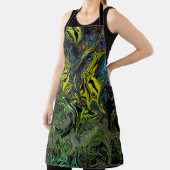 Vloeibaar Graffiti Geel Schort (Insitu)