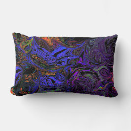 Vloeibaar graffiti Paars Kussen