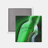 Vloeibaar gras Magnet (Voorkant / Achterkant)