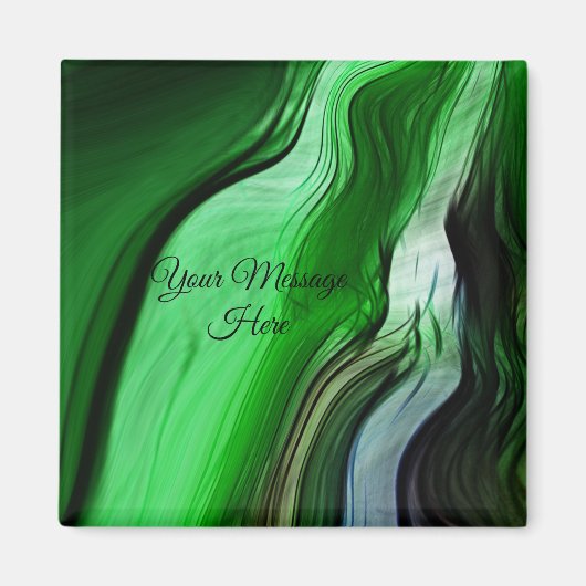 Vloeibaar gras Magnet (Voorkant)