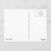 Vloeibaar grijs en wit blauw-geoogte kat briefkaart (Achterkant)