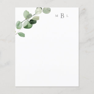 Vloeibaar grijs monogram modern bankierpapier
