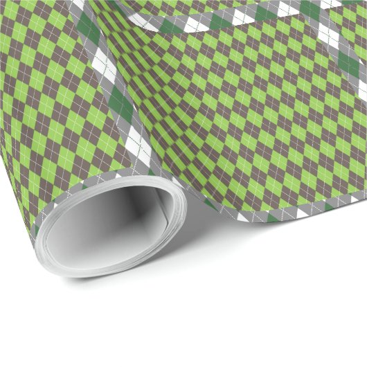 Vloeibaar groen gelaatvormig verpakkingspapier. cadeaupapier (Rol Hoek)