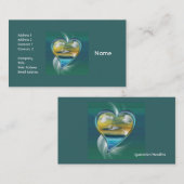 Vloeibaar hart visitekaartje (Voorkant / Achterkant)