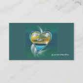 Vloeibaar hart visitekaartje (Achterkant)