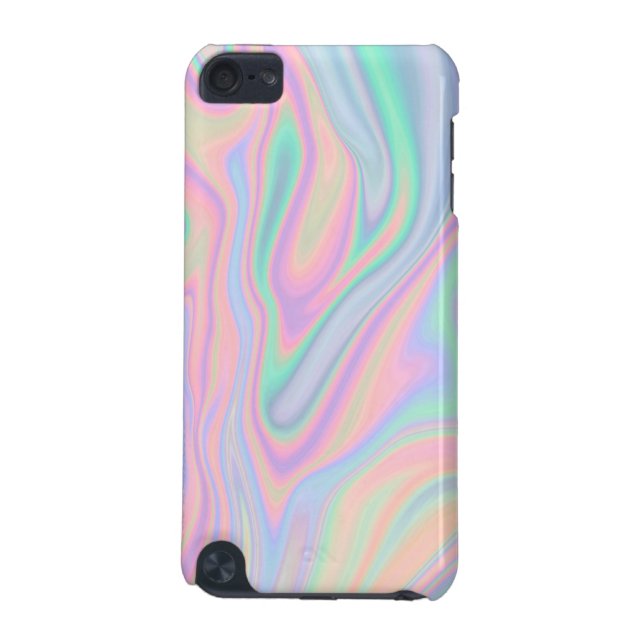 Vloeibaar Iridescent Unicorn kleurenontwerp iPod Touch 5G Hoesje (Achterkant)