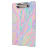 Vloeibaar Iridescent Unicorn kleurenontwerp Klembord (Links)