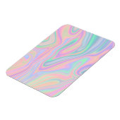 Vloeibaar Iridescent Unicorn kleurenontwerp Magneet (Linkerzijde)