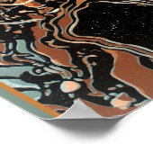 Vloeibaar Jazz Saxophone Poster (Hoek)