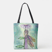 Vloeibaar kleurig kunstwerk voor de Starry Garden Tote Bag (Achterkant)