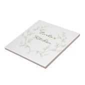 Vloeibaar Lijst Keramische Tegel Tegeltje (Zijkant)