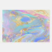 vloeibaar marmer abstract inpakpapier vel (Voorkant 2)