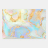 vloeibaar marmer abstract inpakpapier vel (Voorkant)