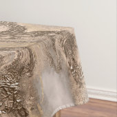 Vloeibaar marmer - parels en goud tafelkleed (Voorbeeld)