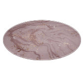 Vloeibaar marmer: Roos Goud Artistry. Snijplank (Hoek)