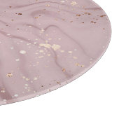 Vloeibaar marmer: Roos Goud Artistry. Snijplank (Hoek)