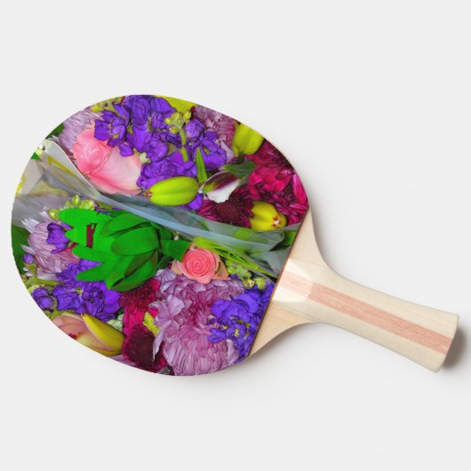 Vloeibaar mengsel van 9 pingpongpeddel tafeltennisbatje (Zijkant)