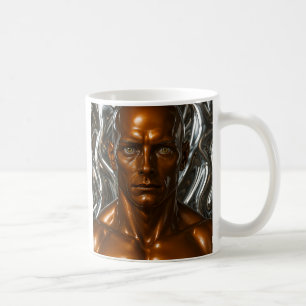 Vloeibaar metaal koffiemok