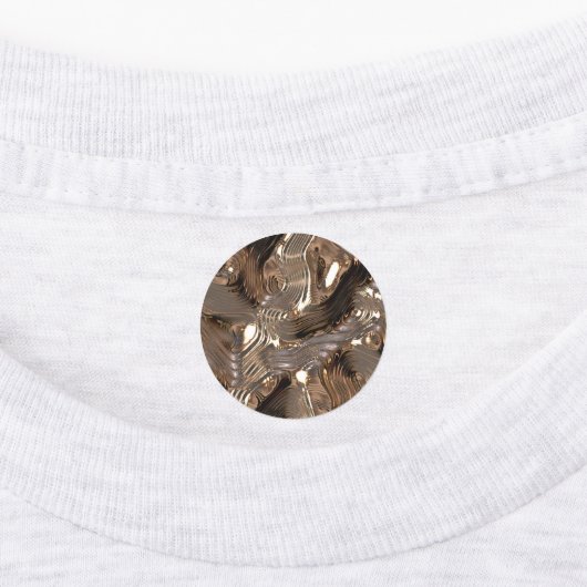 vloeibaar metaal labels (Aangebracht)