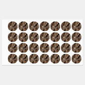 vloeibaar metaal labels (Vel)