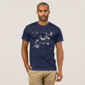 vloeibaar metaal t-shirt (Voorkant volledig)
