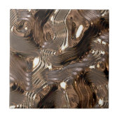 vloeibaar metaal tegeltje (Voorkant)