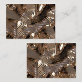 vloeibaar metaal visitekaartje (Voorkant / Achterkant)