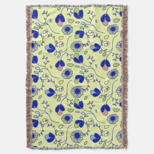 Vloeibaar, naadloos patroon deken (Voorkant Verticaal)