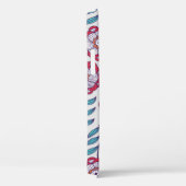 Vloeibaar naadloos patroon, eindeloze textuur met  Case-Mate iPhone case (Achterkant / Rechts)