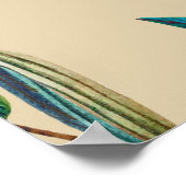 Vloeibaar naadloos patroon gemaakt van gestileerde poster (Hoek)