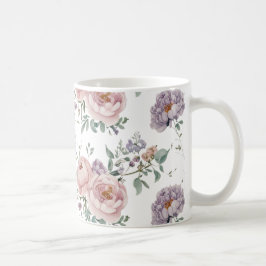 Vloeibaar, naadloos patroon koffiemok