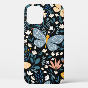 Vloeibaar naadloos patroon met vlinders, handteken Case-Mate iPhone case