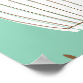 Vloeibaar, naadloos patroon poster (Hoek)