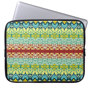 Vloeibaar naadloos sierpatroon laptop sleeve